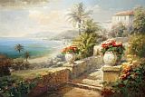Roberto Lombardi Capri Villa painting